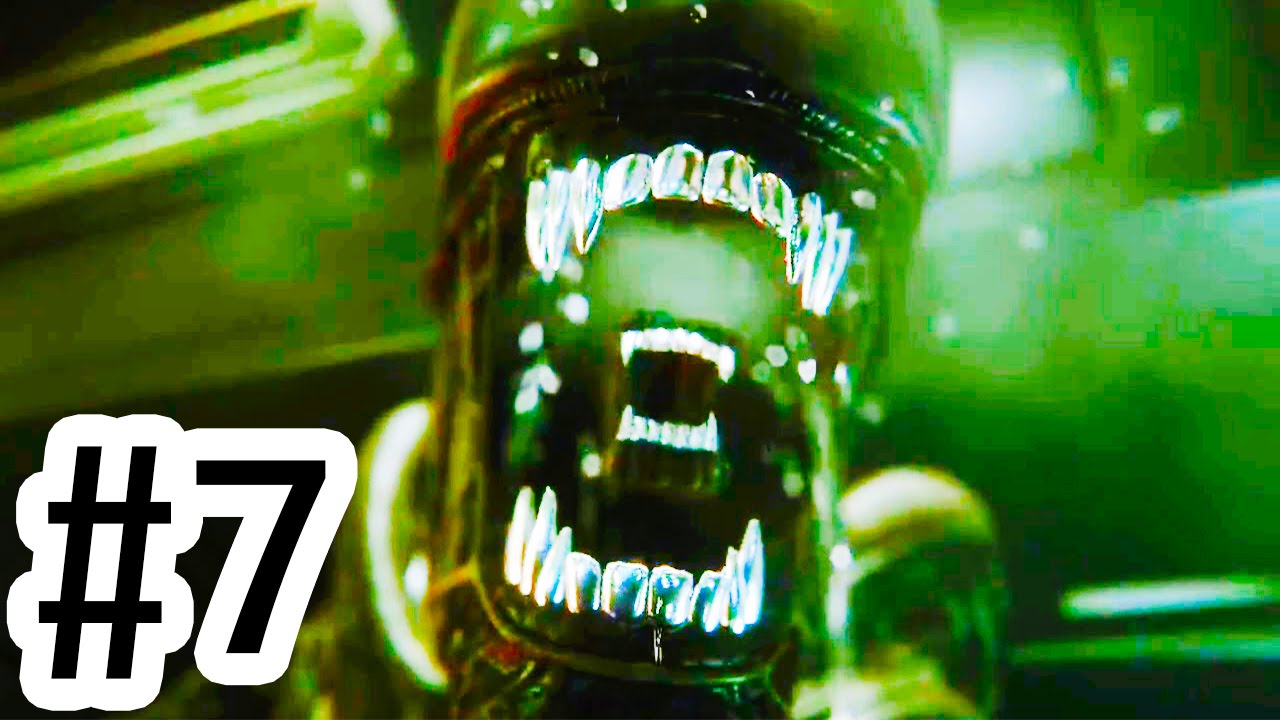 ホラーゲーム - 安全な場所はない - エイリアン アイソレーション - Part7 実況プレイ