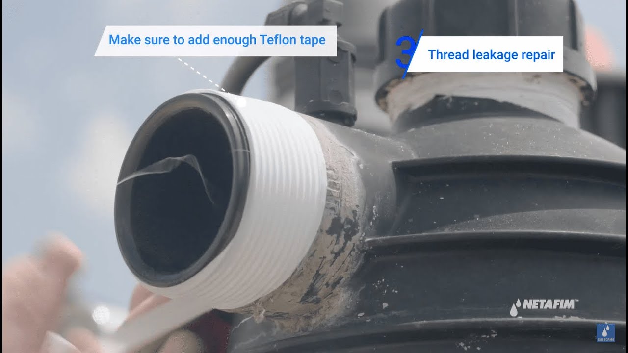 Spin Klin™ Disc Filter: How to Fixing Thread Leakage | Netafim