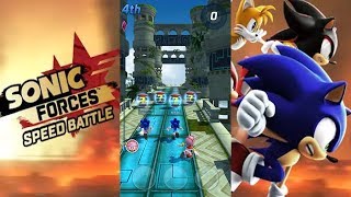Sonic Forces Speed Battle - Sonic & Amy gameplay character (ios, android) screenshot 4