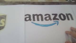 My FedEx, UPS, Amazon, DHL, and USPS drawing logos