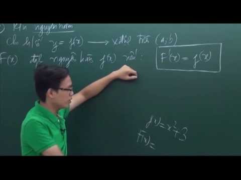 Video bài 1 Mở đầu về nguyên hàm p1 - youtube