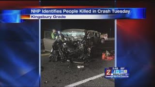 7/6 5?:30pm NHP Identifies People Killed in Crash