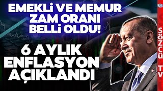 Son Daki̇ka 6 Aylık Enflasyon Oranı Açıklandı İşte Emekli Ve Memurun Alacağı Zam Oranı