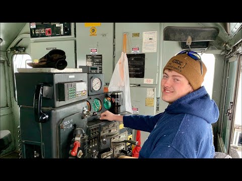 Inside a High Hood Locomotive