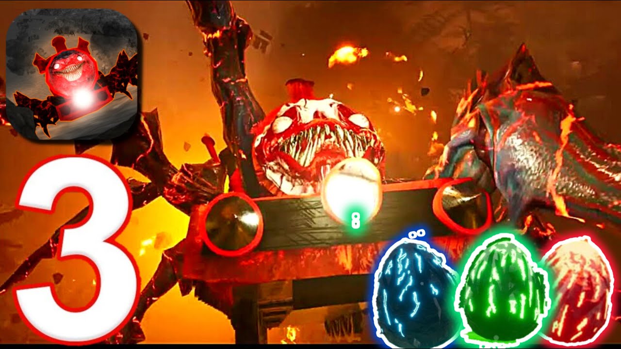 Choo Choo Charles Spider Train - Gameplay Walkthrough, All Levels 11 - 15 (iOS, Android)