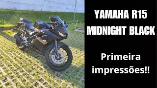 YAMAHA R15 MIDNIGHT BLACK PRIMEIRAS IMPRESSÕES!!!