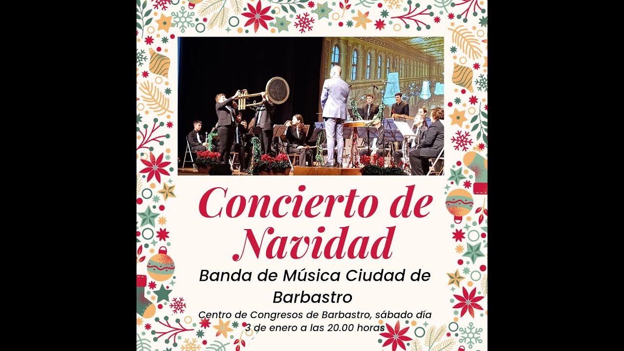 Banda de música Ciudad de Barbastro Sábado 03 Enero 2026 “El primer concierto del año”