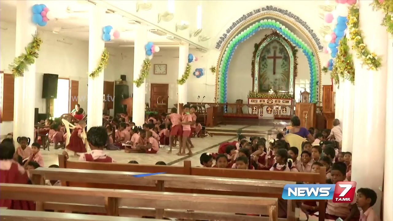 Church turned into school after authorities found no basic facilities at school | News7 Tamil