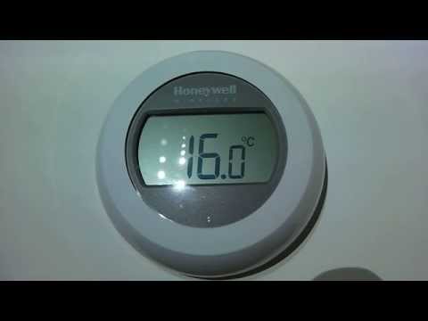 How to bind a Honeywell single zone thermostat Y87RF to an Evohome base controller