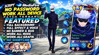 Script Skin Xavier Jujutsu Kaisen Satoru Gojo No Password Full Effect Voice Patch Terbaru
