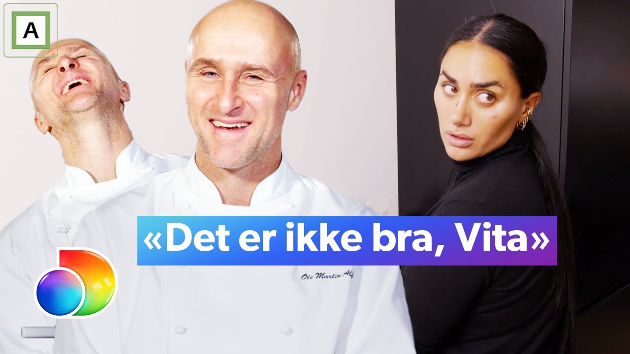 4-stjerners middag | Ole Martin  ler av Vita Mashadis kokkekunnskaper | discovery+ Norge