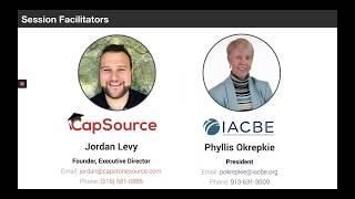 IACBE CapSource Webinar - Building [VIRTUAL] Internship Capacity: How Higher Ed Can Help Students