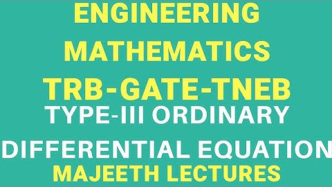 Type-III Ordinary Differential Equation