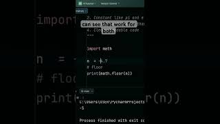 How to round a number up and down with python || Python Math Module
