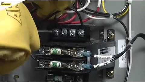 Cooper Bussmann  Changing Power Module Voltage Taps on Transformer