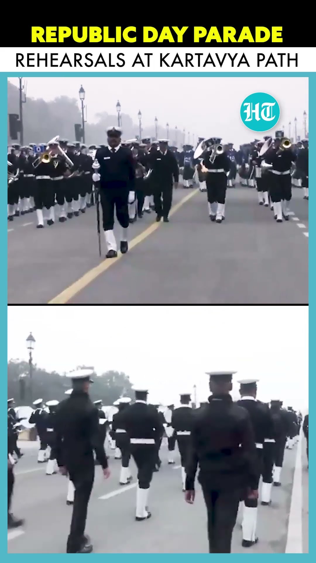 Seventy-Sixth Republic Day Parade Rehearsals Begin At Kartavya Path In Delhi