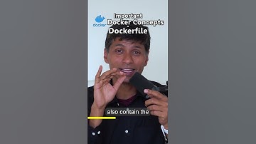 Important Docker Concepts - Dockerfile