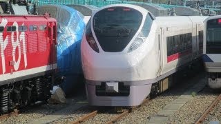 2012/6/18ひたち野うしく駅で人身事故後のE657 K-2編成勝田車両センターにて