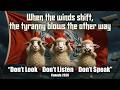 Don't Look, Don't Listen, Don't Speak (Dear Liberal Voter)