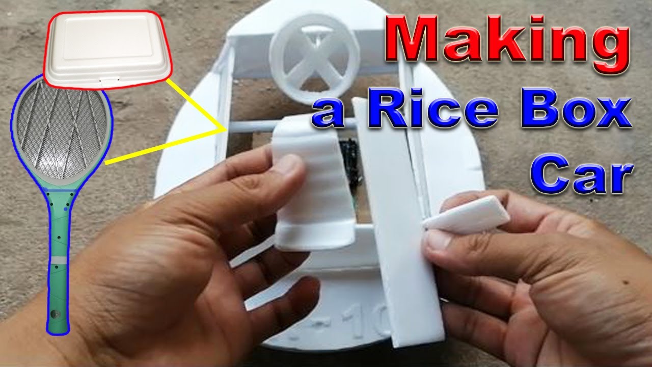 How to Make a Rice Box Car with Mosquito Killer| Rice Box Car with Simple Making
