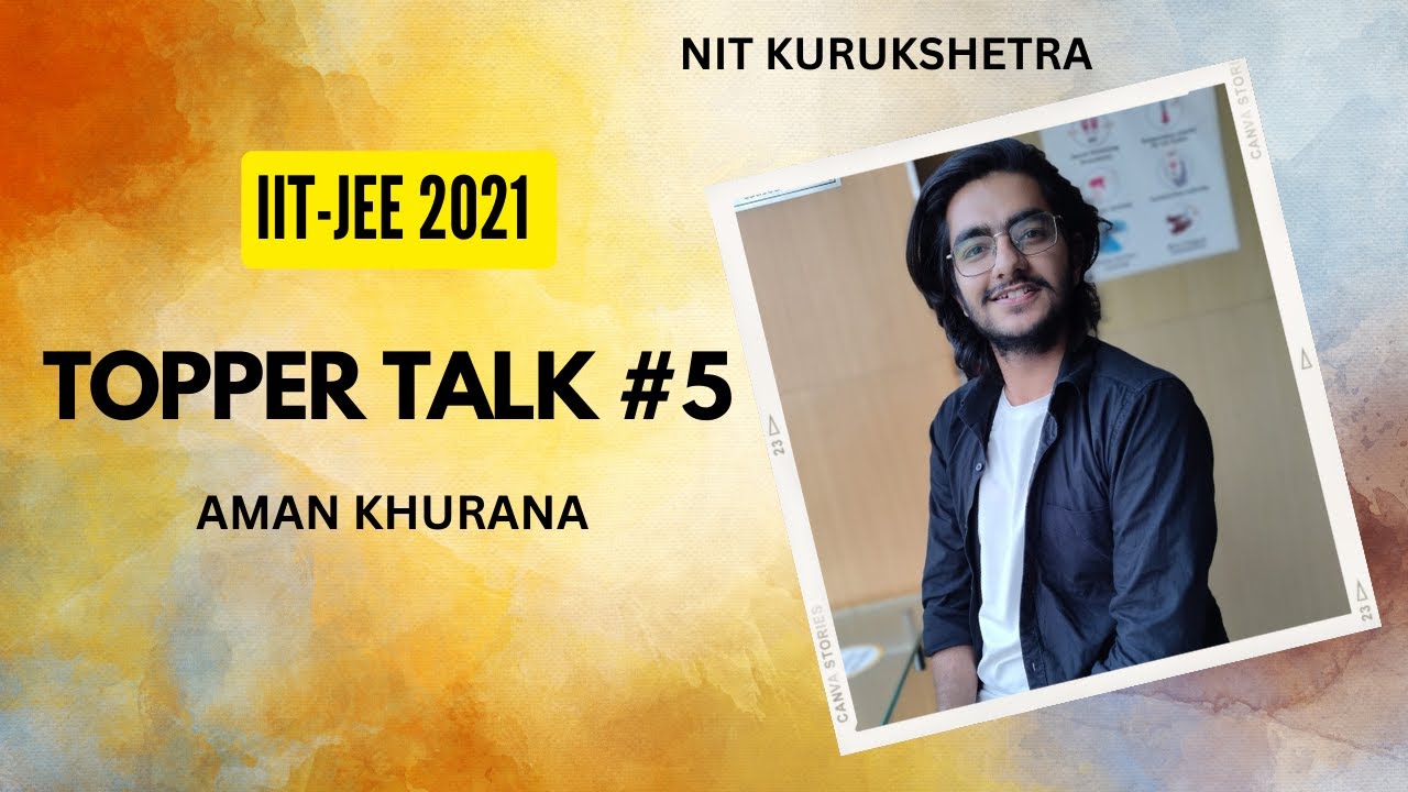 An interactive session with IIT-JEE2021 Topper # Aman Khurana # Adarsh Sir
