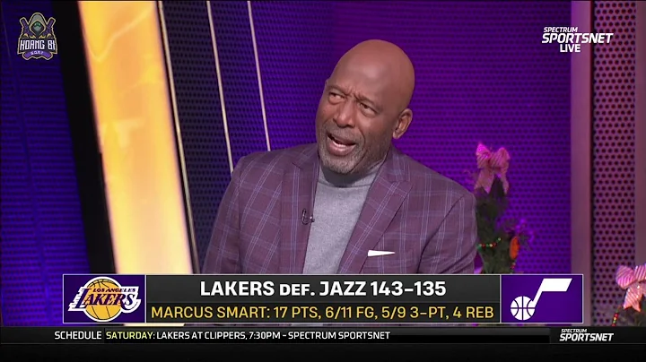 James Worthy GOES CRAZY Luka gets 45 Pts triple-double as Lakers beat Jazz 143-135; LeBron: 28 Pts