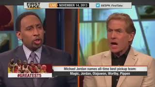 Famous MICHAEL JORDAN NAMES ALL TIME PICKUP TEAM - ESPN FIRST TAKE Net Worth