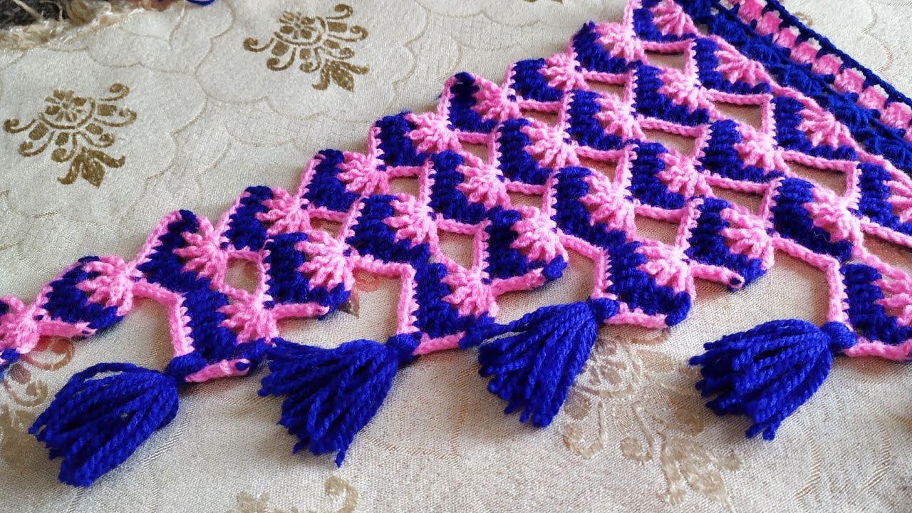 Superb design/crochet easy and beautiful door hanging 😍😍#Wow creation