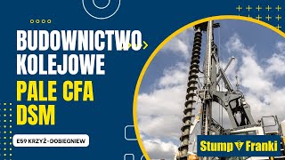 Budownictwo Kolejowe. Zastosowanie Technologii Pali Cfa Oraz Dsm.