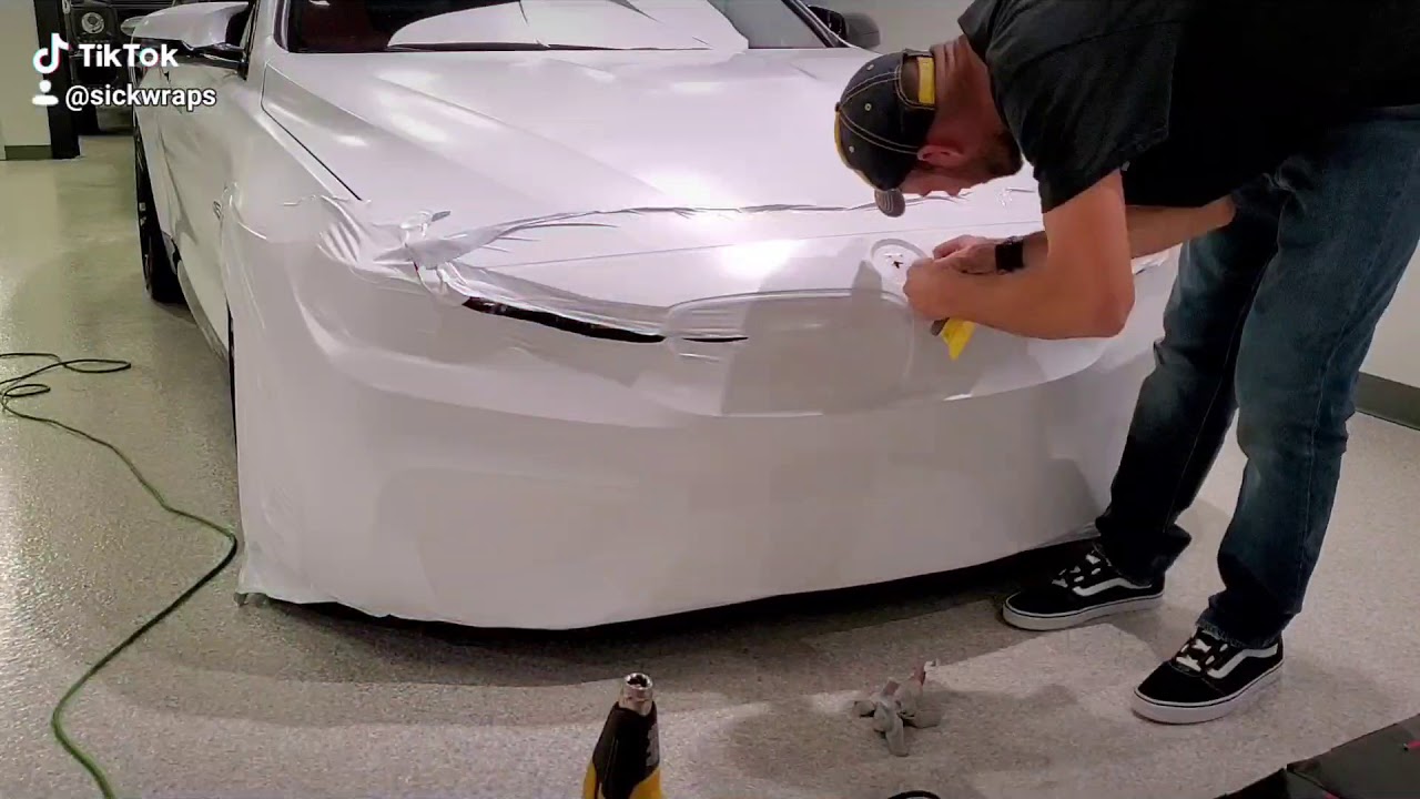 Bmw front bumper wrap