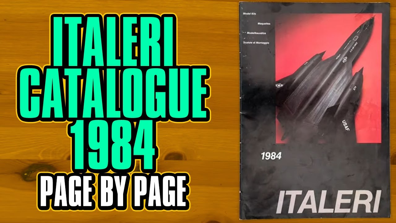 Italeri Scale Model Catalogue 1984 Page By Page (Vintage catalog)