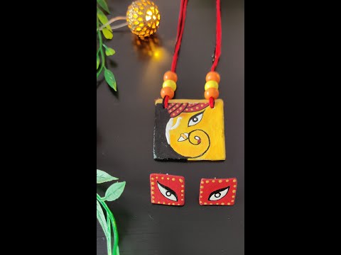 DIY Navratri Jewelry 😱 #youtubeshorts #shorts #diy #navratri #jewellery  ‎@JahnviVyas