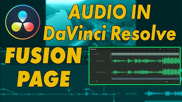 Getting audio and waveform in DaVinci Resolve Fusion 17