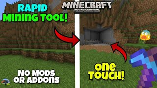 [MCPE]How to make a RAPID MINING TOOL !! (No Mods/Addons)