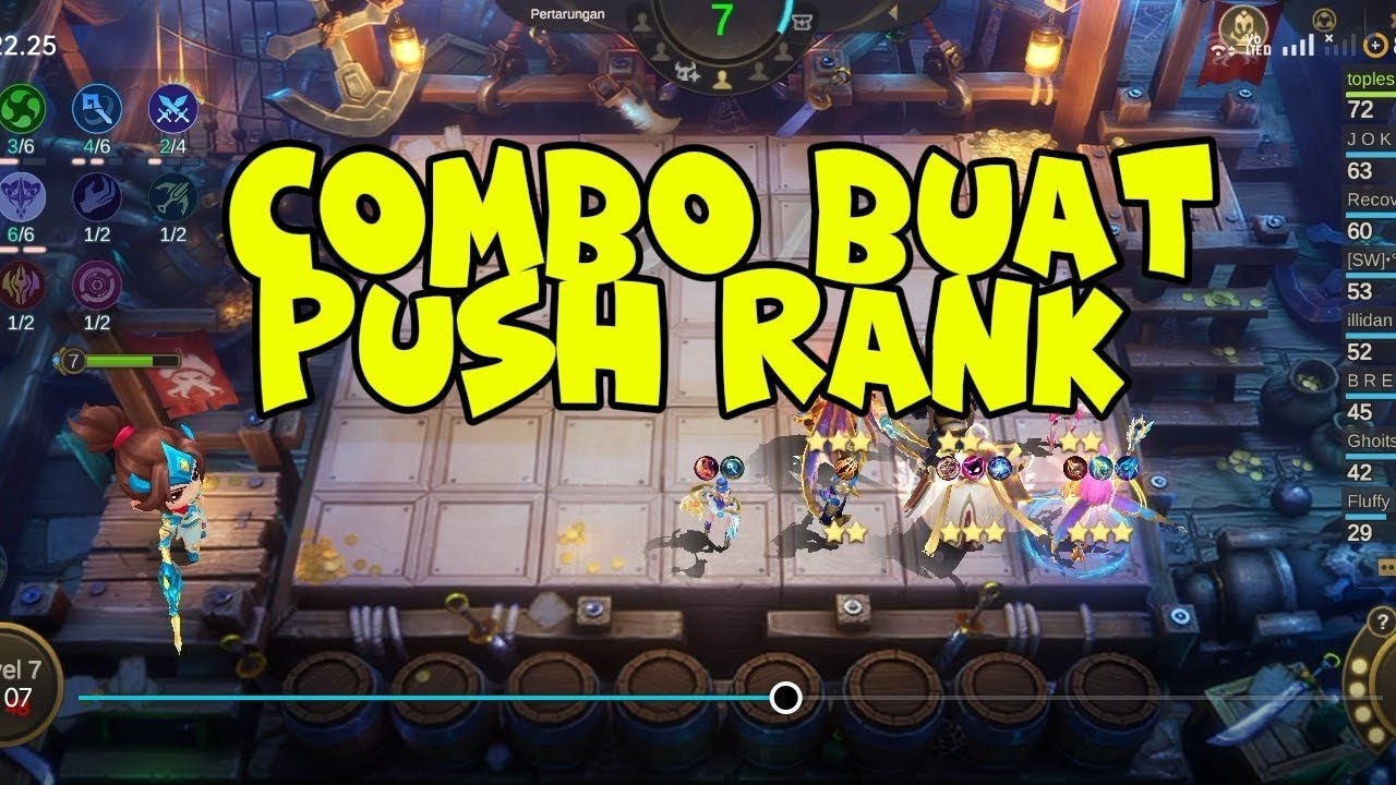 COMBO BUAT PUSH RANK!! META OP MAGIC CHESS MOBILE LEGENDS