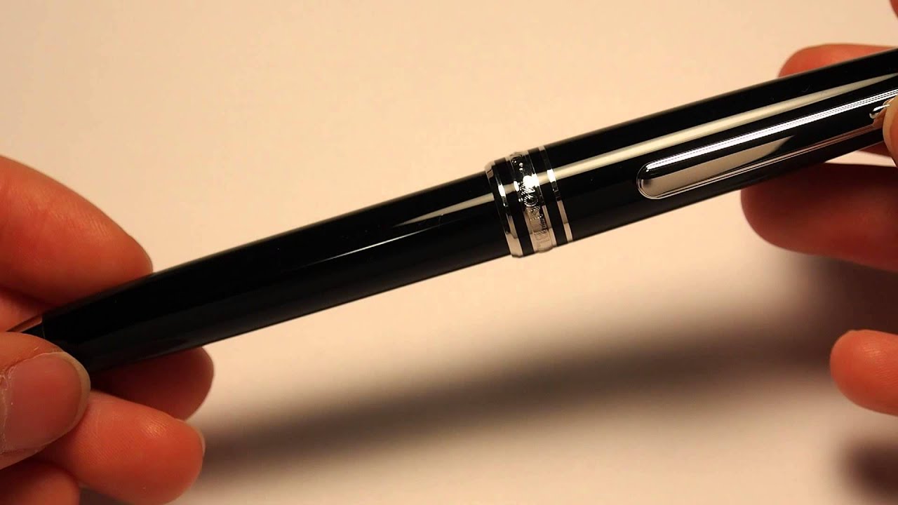 Montblanc Meisterstuck Ballpoint Pen - YouTube