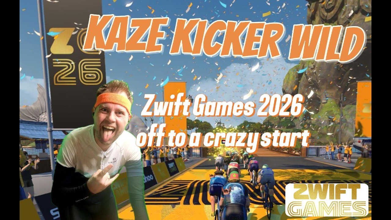 Stage 1 | Zwift Games 2026 | Kaze Kicker | Fast start, fast pace, hard race