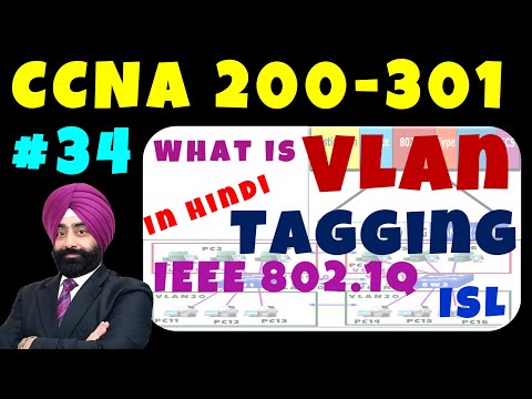 ✅ VLAN Tagging in Hindi | VLAN Trunking explained | CCNA 200-301 Video 34