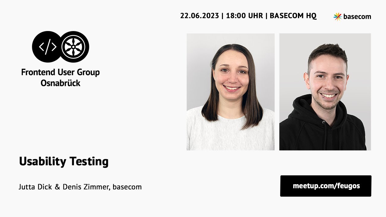 Usability Testing | Frontend User Group Osnabrück - YouTube