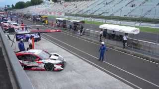 2015 SUPER GT 公式テスト SUGO ピットアウト 全車