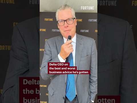 Delta CEO on the best and worst business advice he's gotten #advice #business