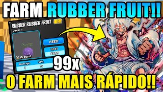 HOW TO FARM RUBBER FRUIT AND GET LUFFY GEAR 5 VERY FAST!! ALL STAR TOWER DEFENSE!!
