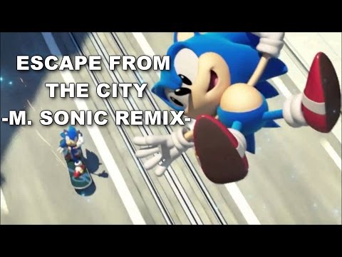 Karaoke Sonic - [SONIC KARAOKE ~SING ALONG~] Sonic Generations - Escape from the city ~MSR~ (T. Poley & T. Harnell)