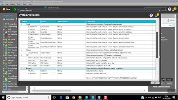 Automation Anywhere System Variables Part 4
