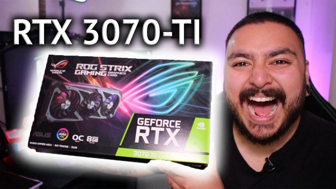 Asus GeForce RTX 3070 TI 8GB ROG Strix | UNBOXING - YouTube