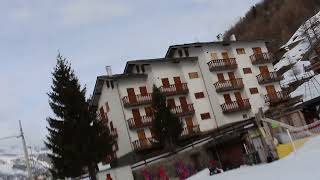 Italia. Valle d'Aosta. Valgrisenche. 26.02.2016. Sci discesa.