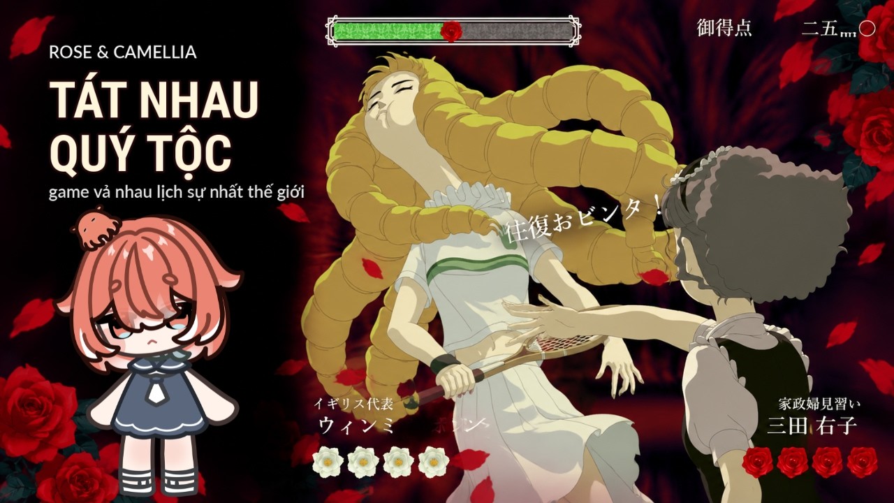 Vtuber cọ láp vả chéo với nhau trong Rose & Camellia