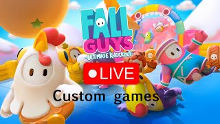 Fall guys custom games 🔴 live #fallguys #fallguyslive #fallguyscustomslive #fallguyscustom