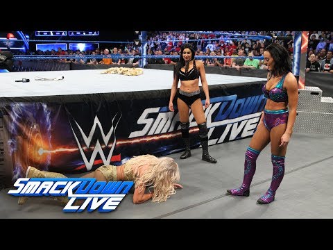 Billie Kay and Peyton Royce attack Charlotte Flair: SmackDown LIVE, April 10, 2018