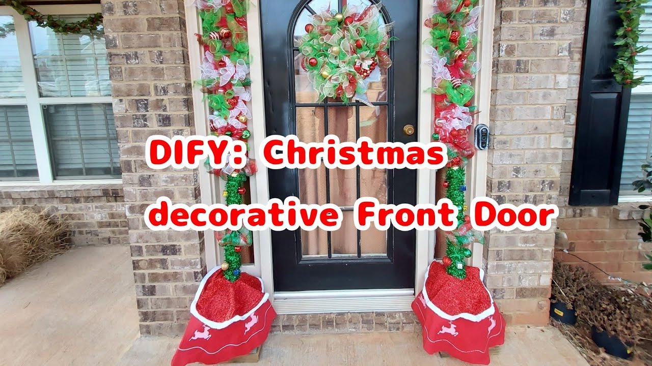 DIFY: Christmas decorative Front Door